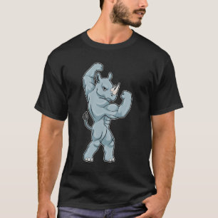T-shirt Rhino comme Bodybuilder extrême
