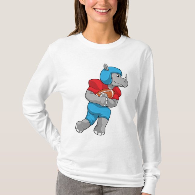 T-shirt Rhino de football (Devant)