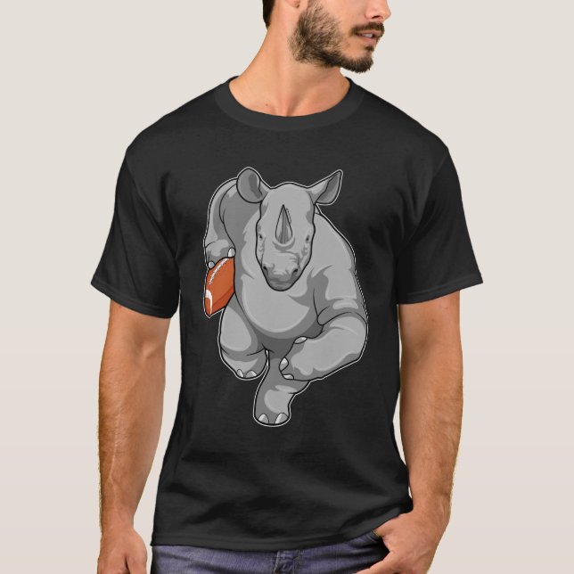 T-shirt Rhino de football (Devant)