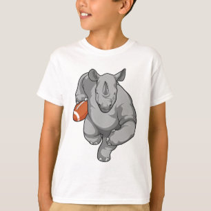 T-shirt Rhino de football