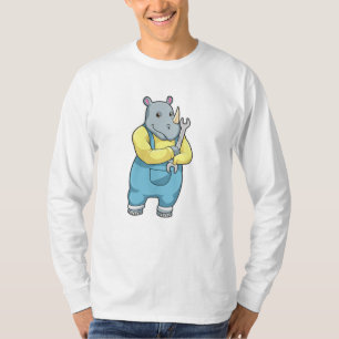 T-shirt Rhino en mécanique avec clé