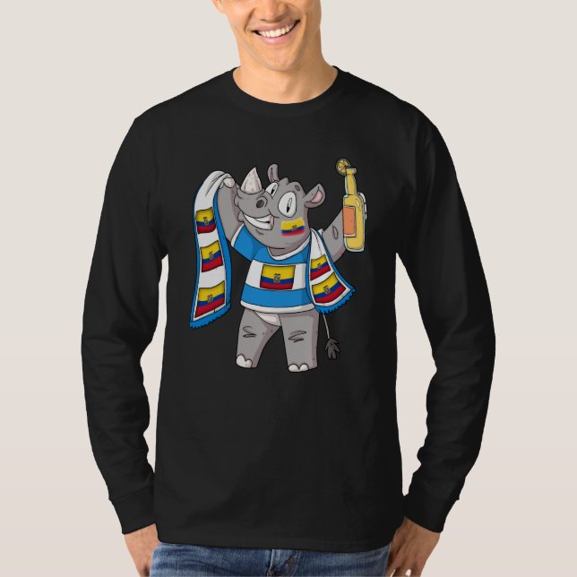 T-shirt Rhino fan Ecuador (Devant)
