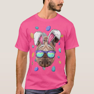 T-shirt Rhino Lapin de Pâques Oreilles de Pâques amusantes