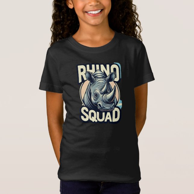 T-Shirt Rhino Squad" - Tenons bon ensemble (Devant)