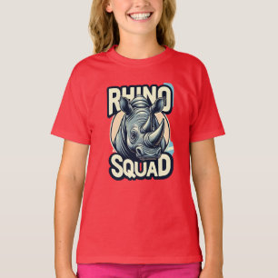 T-shirt Rhino Squad" - Tenons bon ensemble