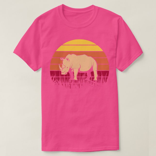 T-shirt Rhino vintage (Design devant)