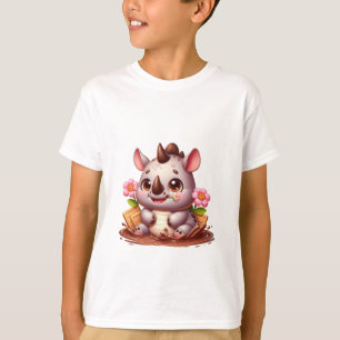 T-shirt Rhinocéros