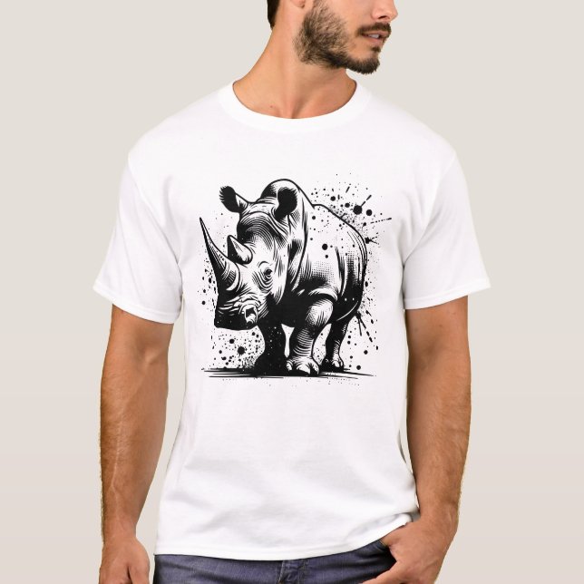 T-shirt Rhinocéros (Devant)