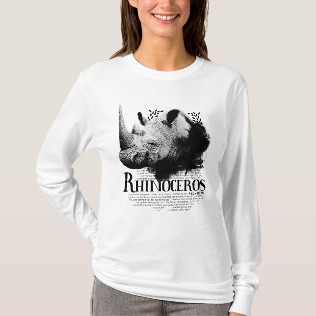T-shirt Rhinocéros (Devant)