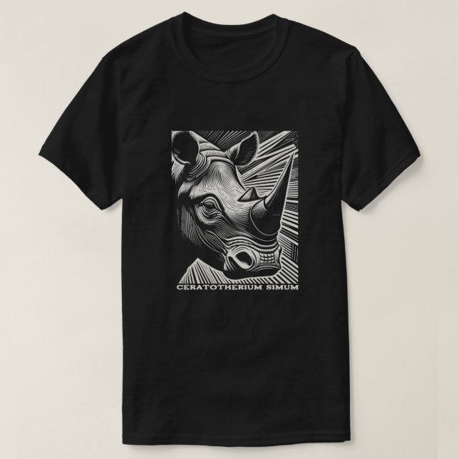 T-shirt Rhinoceros (Design devant)