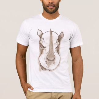 T-shirt rhinocéros - customisé