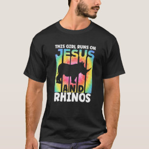 T-shirt Rhinocéros pour les amantes de Rhinoceros pour les