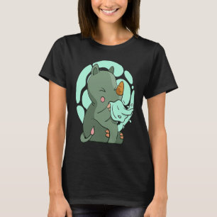 T-shirt Rhinocéros rhinocéros afrique malade