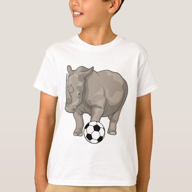 T-shirt Rhinocéros Soccer (Devant)