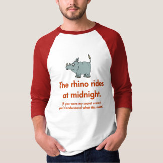 T-shirt Rhinocéros superbe d'espion
