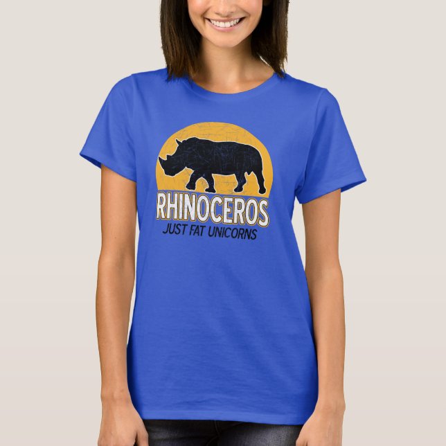 T-shirt Rhinoceros - Unicateurs Gras (Devant)