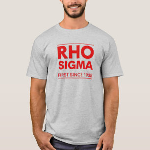 T-shirt RHO SIGMA, première depuis 1935