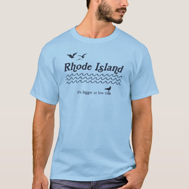 T-shirt Rhode Island - 3% plus grande à Lowtide (Devant)