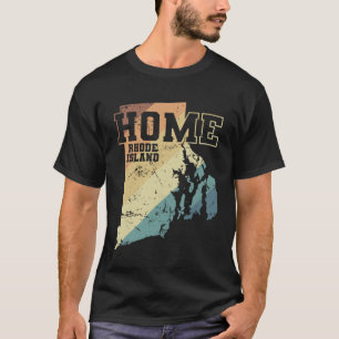 T-shirt Rhode Island Home USA Amérique