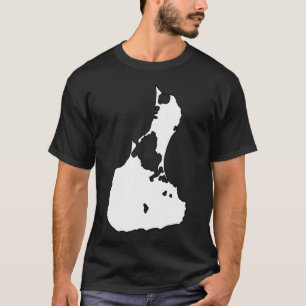 T-shirt Rhode périphérique de Block Island