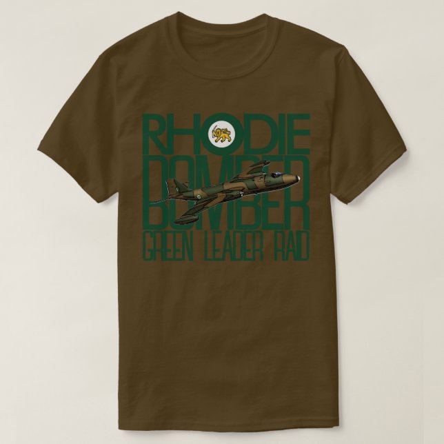 T-SHIRT RHODESIAN CANBERRA BOMBER (Design devant)