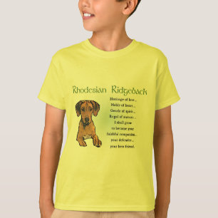 T-shirt Rhodesian Ridgeback Cadeaux