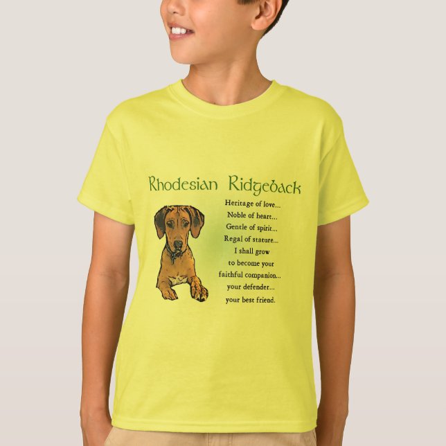T-shirt Rhodesian Ridgeback Cadeaux (Devant)