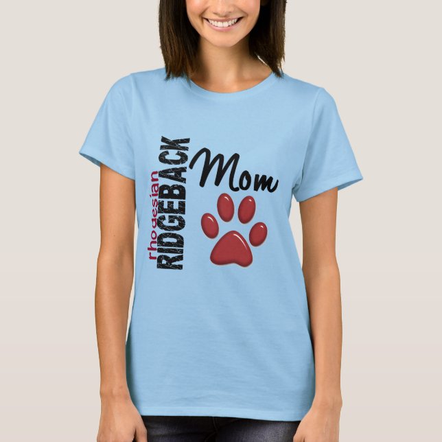T-shirt Rhodesian Ridgeback Maman 2 (Devant)