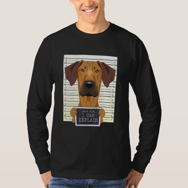 T-shirt Rhodesian Ridgeback Maman I Rhodesian Ridgebac (Devant)