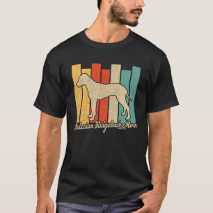 T-shirt Rhodesian Ridgeback Maman Vintage Retro Dog Mama M