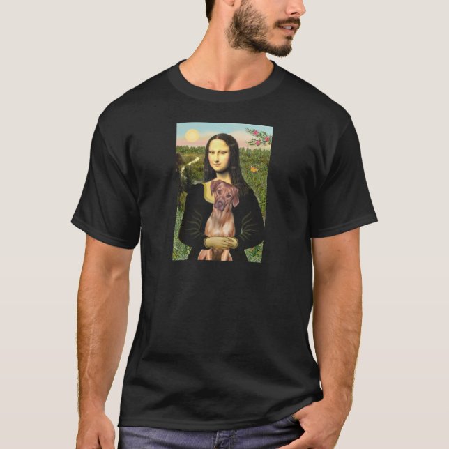 T-shirt RhodesianRidgeback 1 - Mona Lisa (Devant)