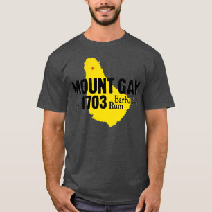 T-shirt Rhum Mount Gay Barbados