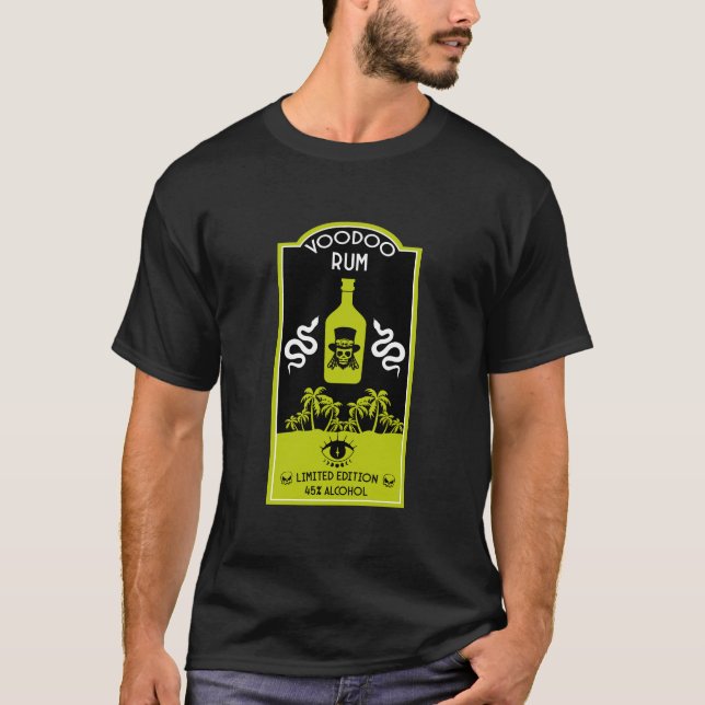 T-shirt rhum vaudou des Caraïbes (Devant)