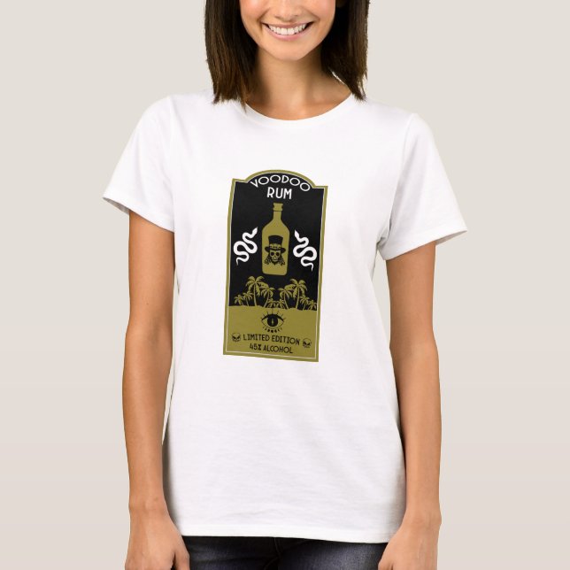 T-shirt rhum vaudou des Caraïbes (Devant)