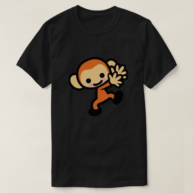 T-shirt Rhythm Heaven Monkey Classic (Design devant)