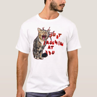 T-shirt riant à ton chat.