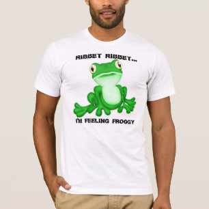 T-shirt Ribbet Ribbet… Je sens le Froggy