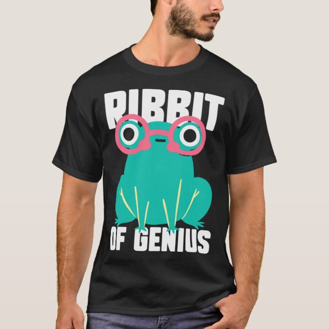 T-shirt Ribbit de crapaud de grenouille (Devant)