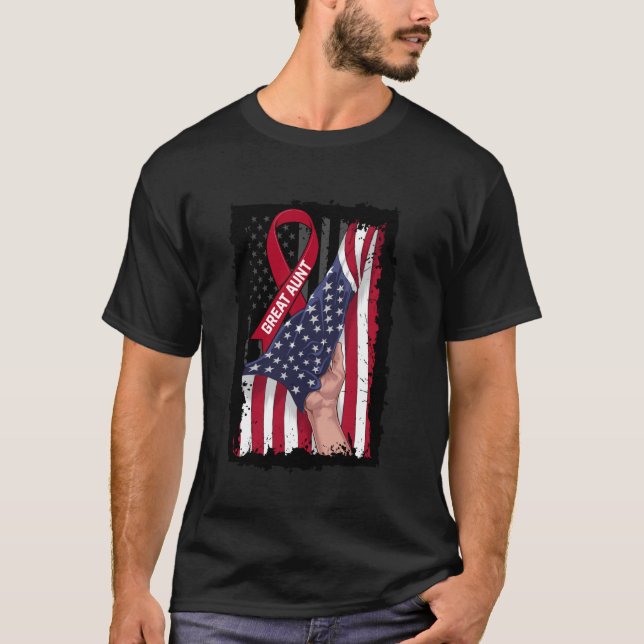 T-shirt Ribbon Ameri (Devant)