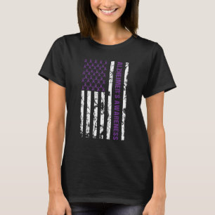 T-shirt Ribbon de sensibilisation à la maladie d'Alzheimer
