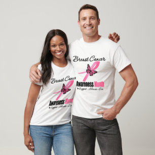 T-shirt Ribbon Mois de sensibilisation au cancer du sein