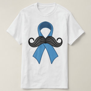 T-shirt Ribbon Mustache de sensibilisation à la prostate