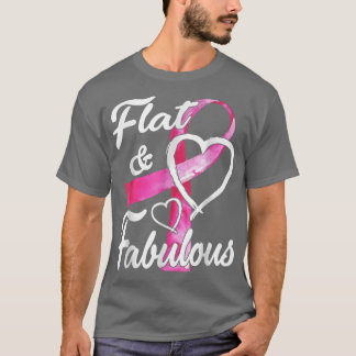 T-shirt Ribbon rose Plat Et Fabrique Certifié Cancer Du Se
