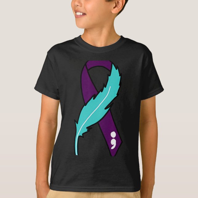 T-shirt Ribbon Suicide Awareness Mental Health For Men Wom (Devant)