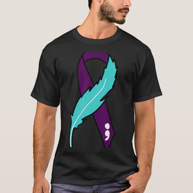 T-shirt Ribbon Suicide Awareness Mental Health For Men Wom (Devant)