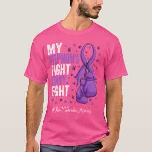 T-shirt Ribbon Violet Stepmère Chiari Malformation Aware