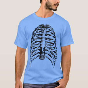 T-shirt RIBCAGE SKELETON Halloween Horreur Pum fantôme