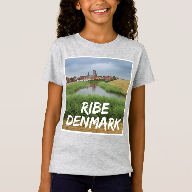T-Shirt Riberhus et Ribe, Jutland, Danemark (Devant)