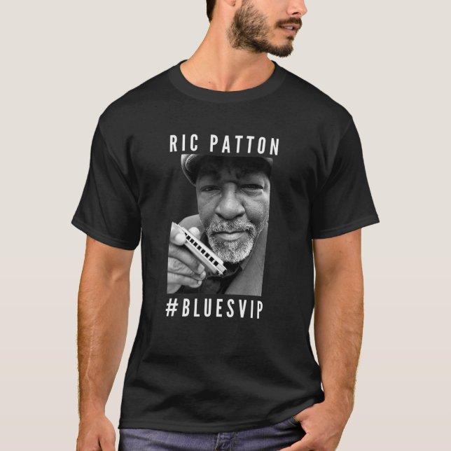 T-shirt Ric Patton Blues VIP (Devant)