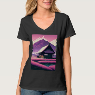 T-shirt Rice Field Landscape Japan